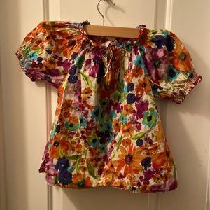 Old Navy, girls, flower pattern blouse